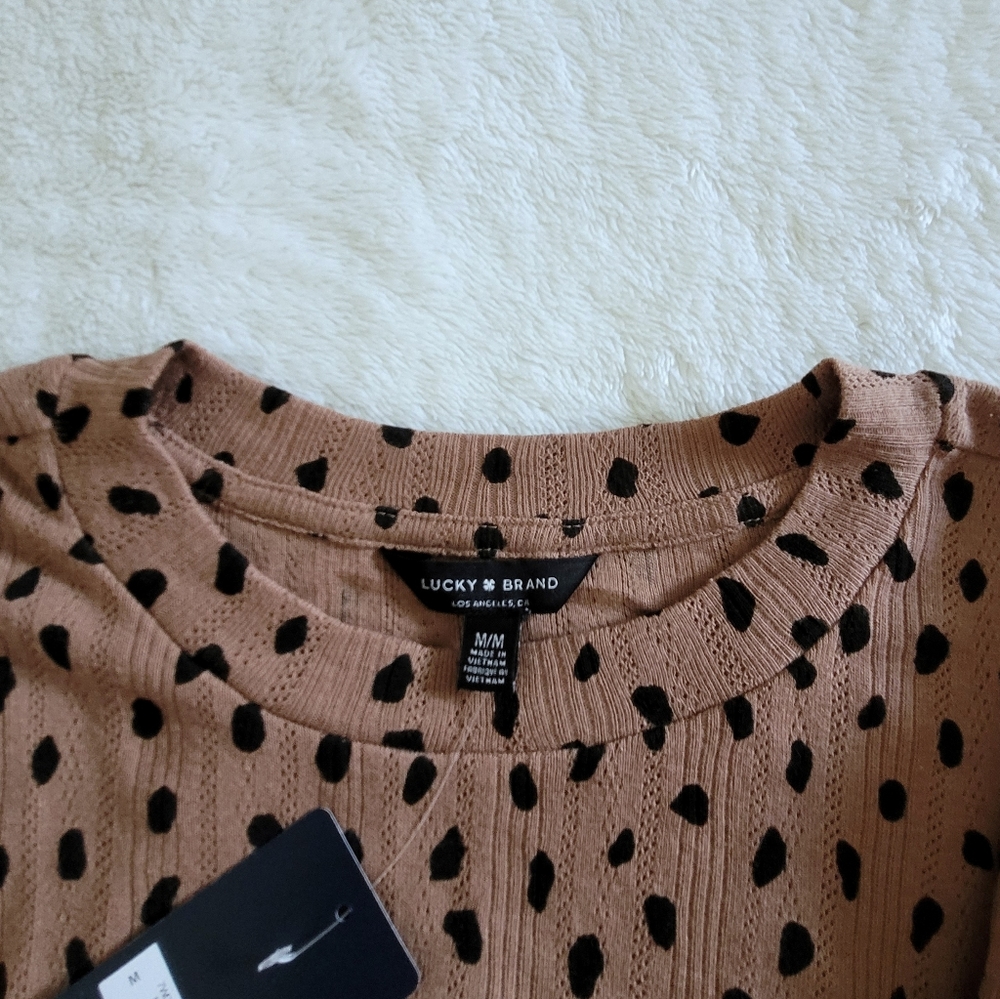 ✨️HP✨️ Lucky🍀 Brand Cheetah Print Top - Picture 5 of 14